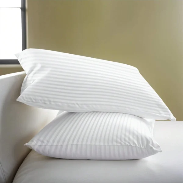 2 Stripe Pillows Down Alternative