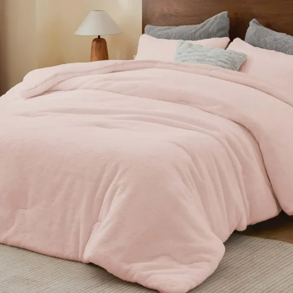 Fleece Queen Comforter Set