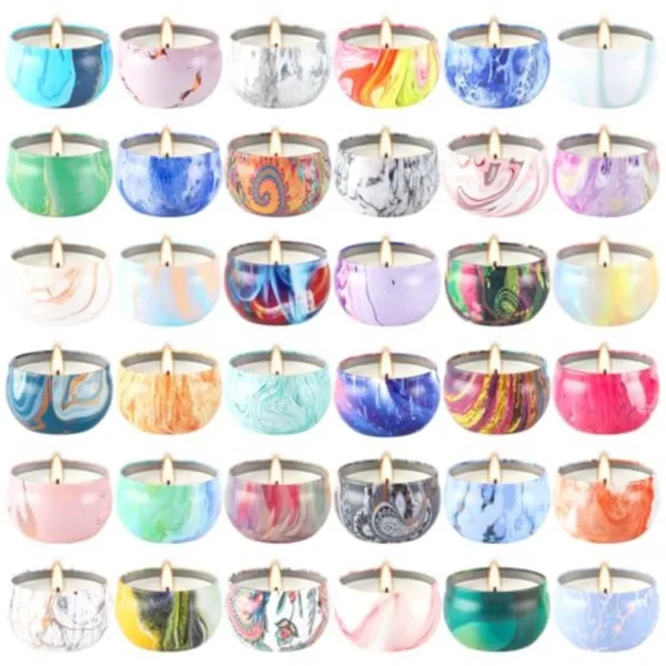Set of 36 Scented Candle Set