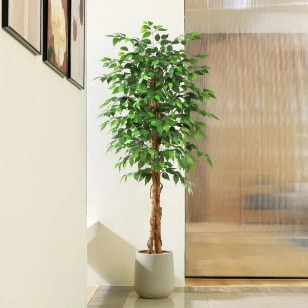 Artificial Ficus Trees Natural Curved Trunks