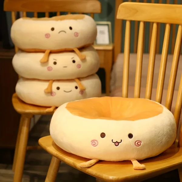 Cartoon Bread Shaped Cushion